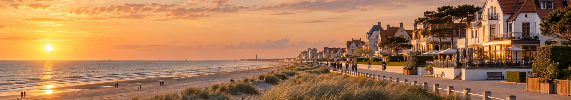 Knokke-Heist met strand, duinen en elegante kustsfeer